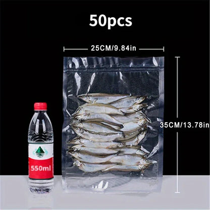 Sachets pour Machine de mise Sous Vide/Scelleuse en lot de 50PCS