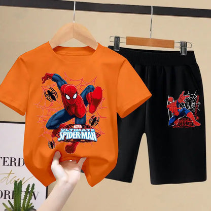 Ensemble T-shirts et Short Spiderman