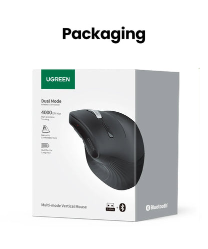 UGREEN Bluetooth Wireless Vertical Mouse 