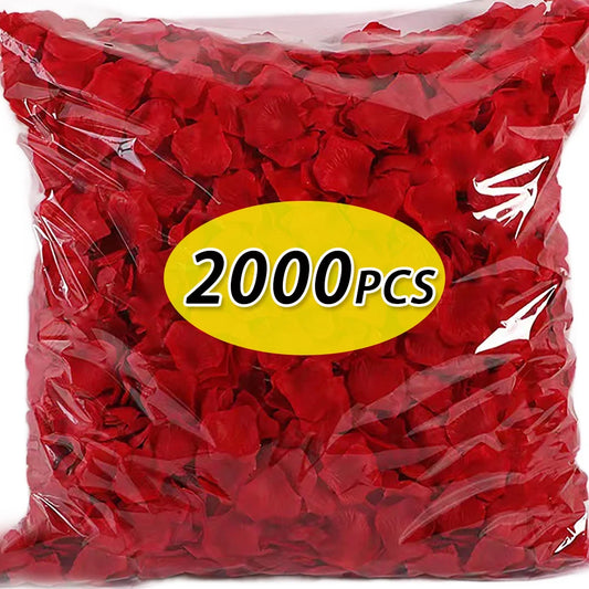 Artificial rose petals 