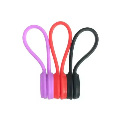 Reusable magnetic cable ties 