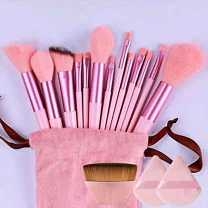Ensemble de 13 Pinceaux de Maquillage tout doux