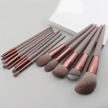 Ensemble de 13 Pinceaux de Maquillage tout doux