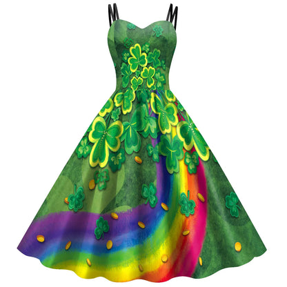 Saint Patrick's Day Women's Evening Dress 