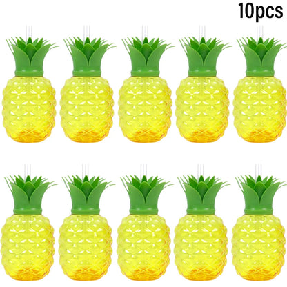 Gobelets hawaïen Ananas Noix de coco Fraise