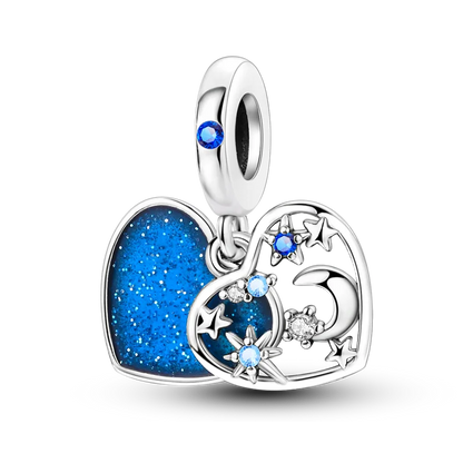 Charms Série Bleue en argent 925
