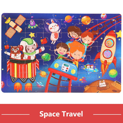 Puzzles en Bois 12 ou 30 Pièces pour Enfant