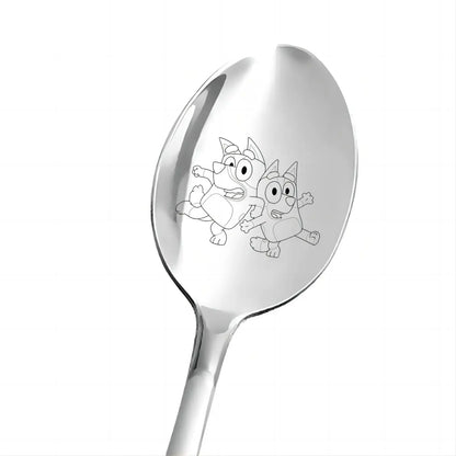 Couverts de Table Bluey Bingo pour Enfants