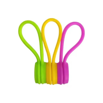 Reusable magnetic cable ties 