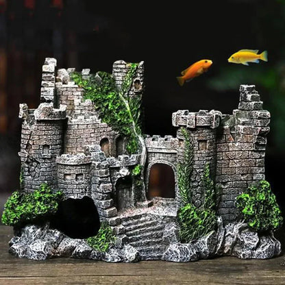 Décoration d'Aquarium en forme de Château