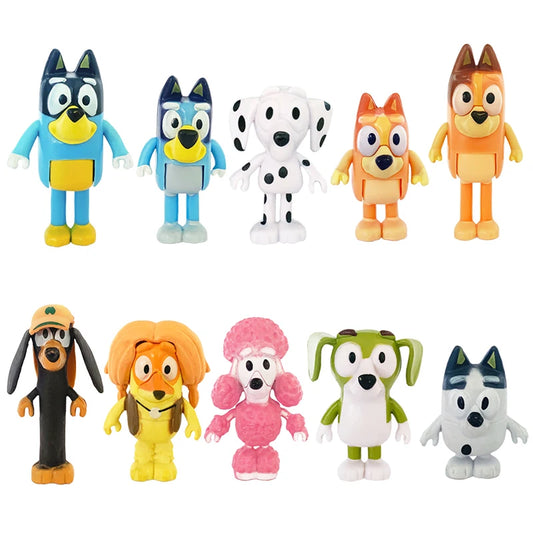 Figurines Bluey et Bingo et ses Amis