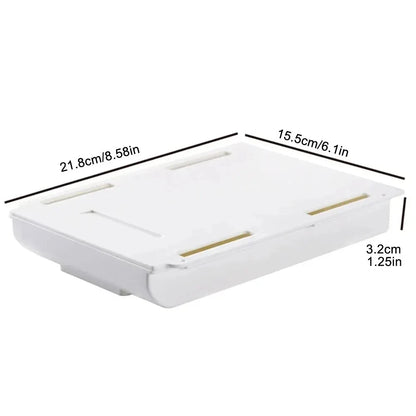 Self-adhesive storage organizer 