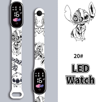Montres Stitch et Angel Tactile pour Enfant