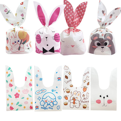 Lots of Plastic Cookie or Candy Bags for Easter Party 