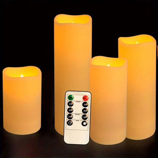 Remote-controlled LED mood candles 