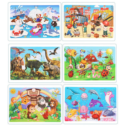 Puzzles en Bois 12 ou 30 Pièces pour Enfant