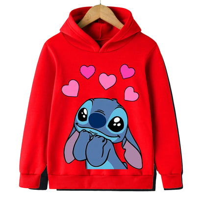 Ensemble Sweat à Capuche et Pantalon Stitch (divers coloris)