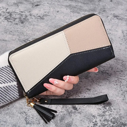 Women's PU Leather Long Wallet