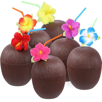 Gobelets hawaïen Ananas Noix de coco Fraise