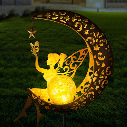 Solar Moon Fairy Light Stake 