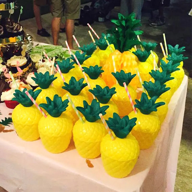 Gobelets hawaïen Ananas Noix de coco Fraise