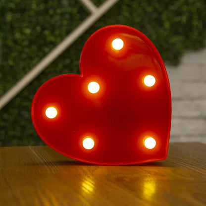 LOVE or Heart LED light decoration 