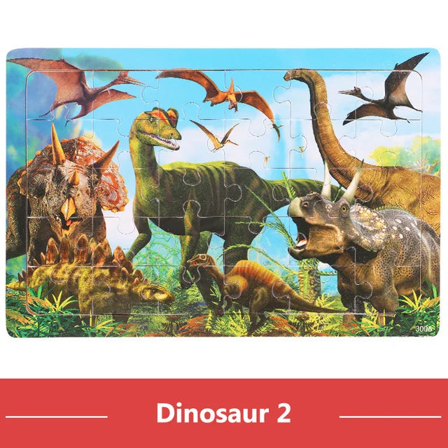 Puzzles en Bois 12 ou 30 Pièces pour Enfant
