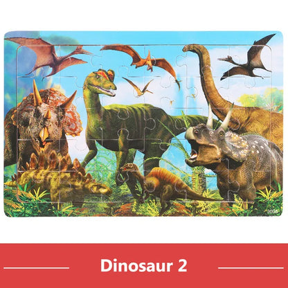 Puzzles en Bois 12 ou 30 Pièces pour Enfant