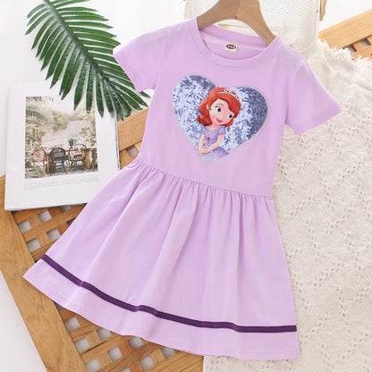 Robe d'Été Motif Princesse