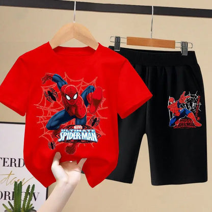 Ensemble T-shirts et Short Spiderman