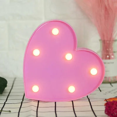 LOVE or Heart LED light decoration 