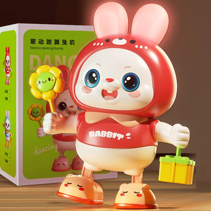 Electronic dancing rabbit toy 