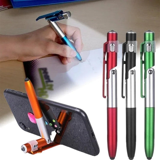 Multifunctional foldable ballpoint pen with LED light 