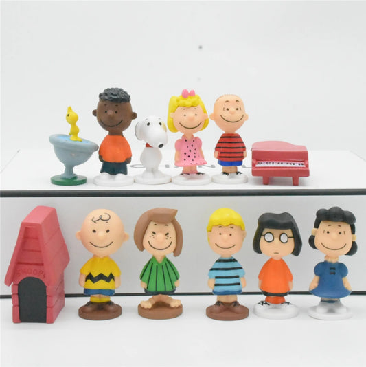 Figurines Charlie Brown Snoopy et leurs Amis