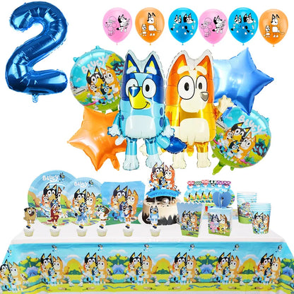 Bluey et Bingo Sets Anniversaire
