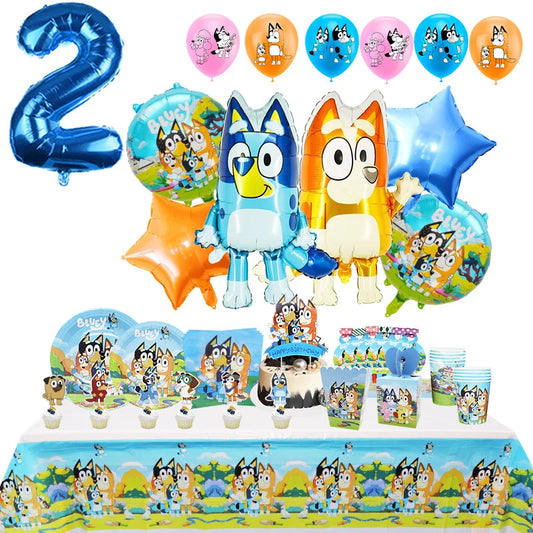 Bluey et Bingo Sets Anniversaire