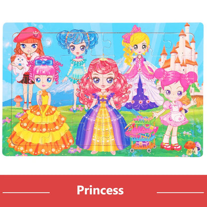 Puzzles en Bois 12 ou 30 Pièces pour Enfant