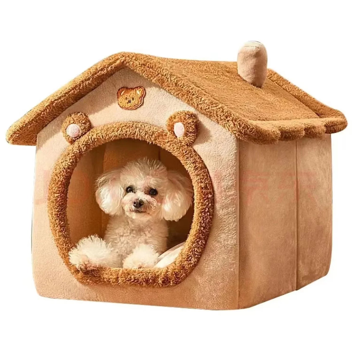 Comfortable indoor dog and cat kennel
