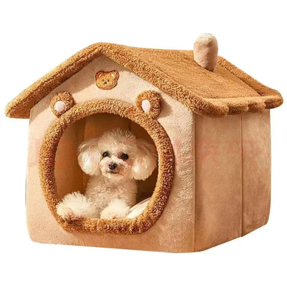 Comfortable indoor dog and cat kennel