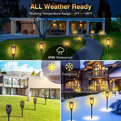 LED solar flame imitation lamp