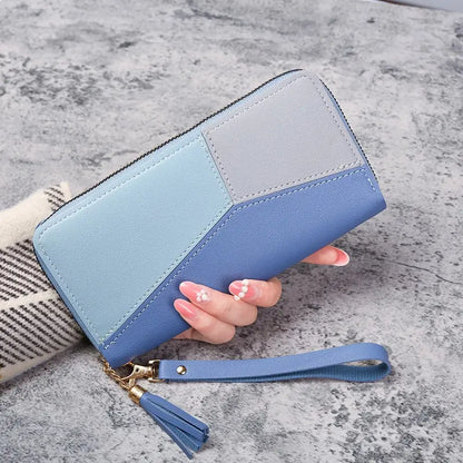 Women's PU Leather Long Wallet