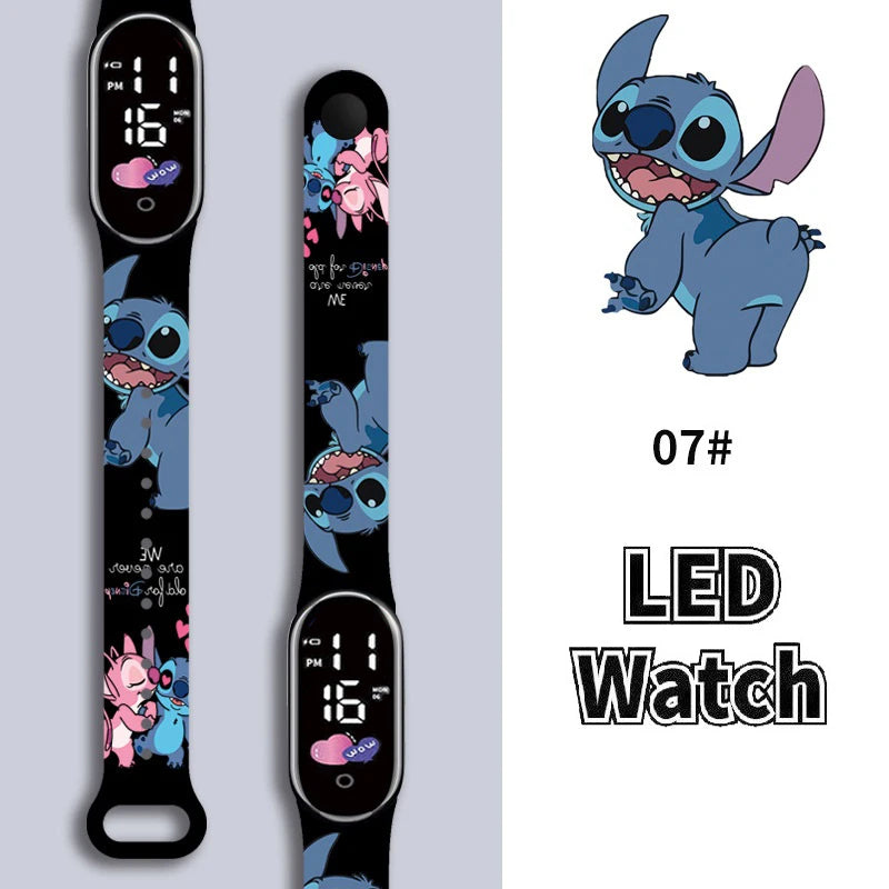 Montres Stitch et Angel Tactile pour Enfant