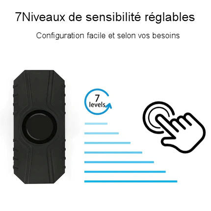 Waterproof bicycle alarm with remote control 