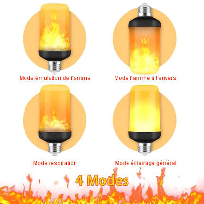 B22 E27 LED Flame Effect Ambient Light Bulbs