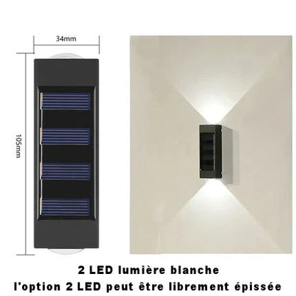 Outdoor Solar Wall Light 