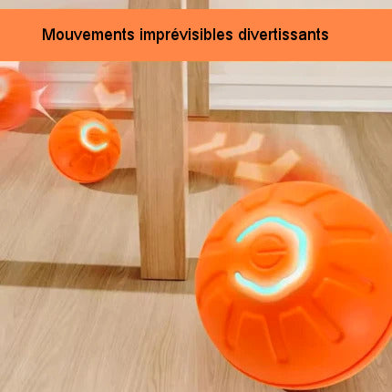 Interactive bouncing ball for dogs and cats 