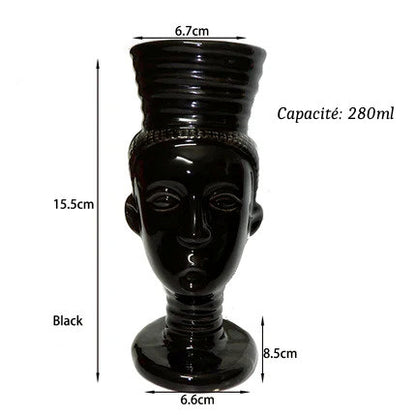 Verres Tiki en Céramique type Hawaïen
