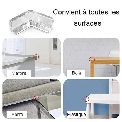 Silicone protectors for table corners