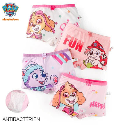 Paw Patrol Girls' Underwear 4 Pack 