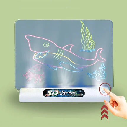 3D Magic Drawing Board LED Light 